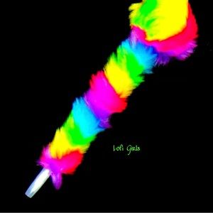 Unicorn Rainbow Cotton Lofi Girls Fur Candy Pen